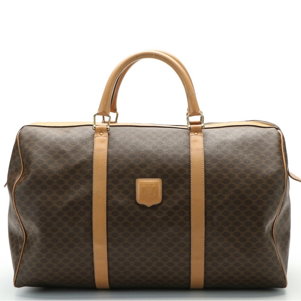 Celine Macadam Triomphe Duffle Boston Bag